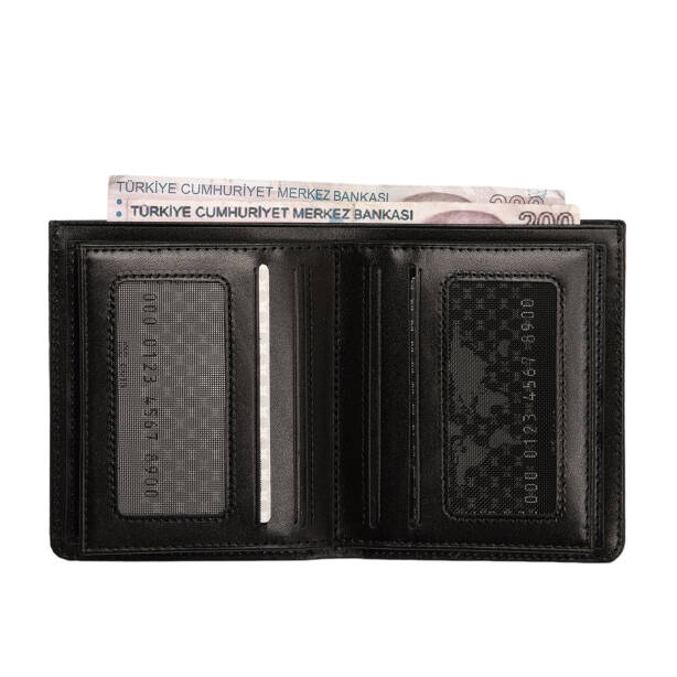 Siyah Hakiki Deri Erkek Cüzdan - S1CE00001672-D33 - Tergan