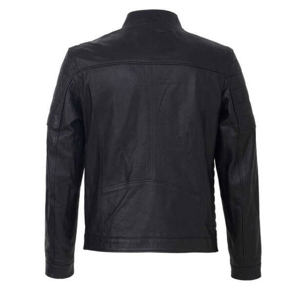 Siyah Deri Erkek Deri Mont - E23KDM310544-Q4O - 4