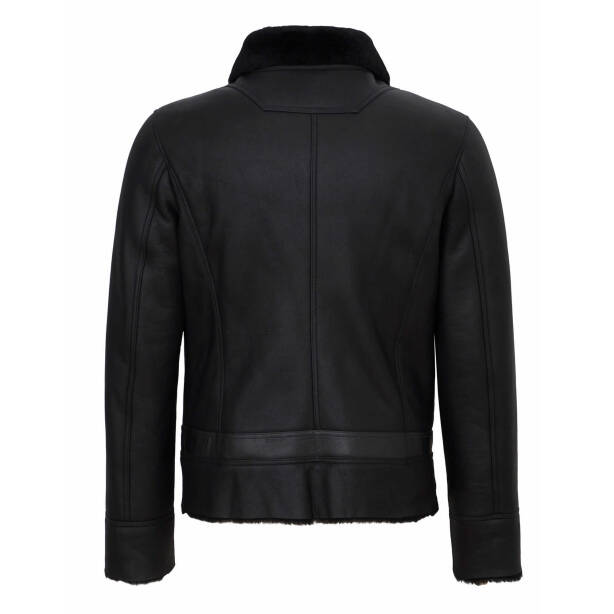 Siyah Deri Erkek Deri Mont - E23KKM310520-Q3H - 4