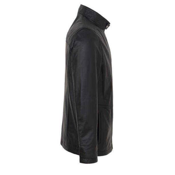 Siyah Deri Erkek Deri Mont - E24IDM310553-Q3H - 3