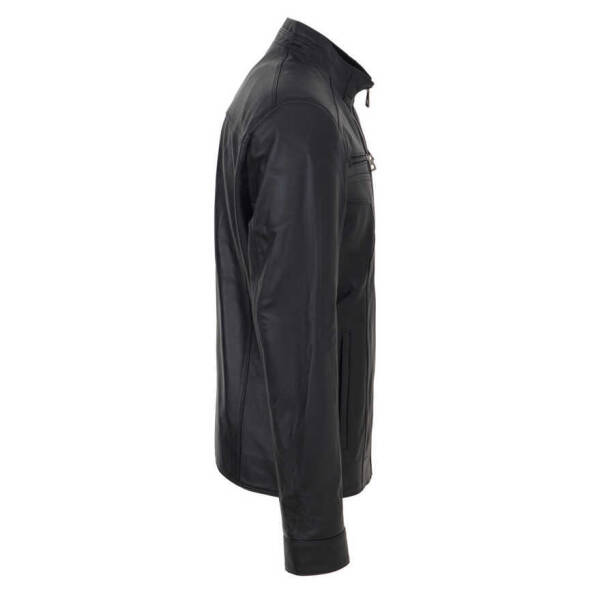 Siyah Deri Erkek Deri Mont - E24IDM310562-Q3H - 3