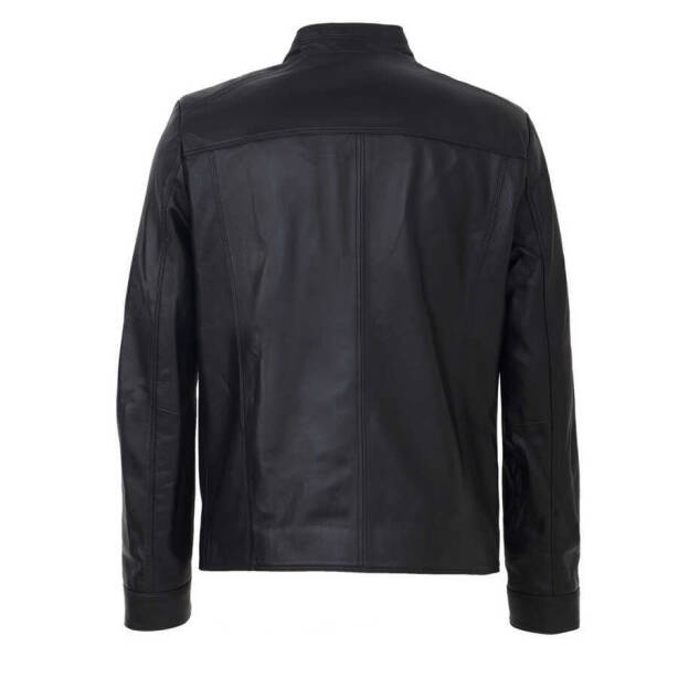 Siyah Deri Erkek Deri Mont - E24IDM310562-Q3H - 4