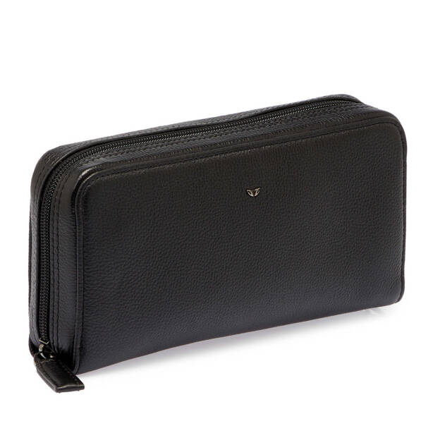 Siyah Hakiki Deri Erkek El Çantası - S1PC00002179-A41 - 2