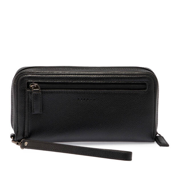 Siyah Hakiki Deri Erkek El Çantası - S1PC00002179-A41 - 3