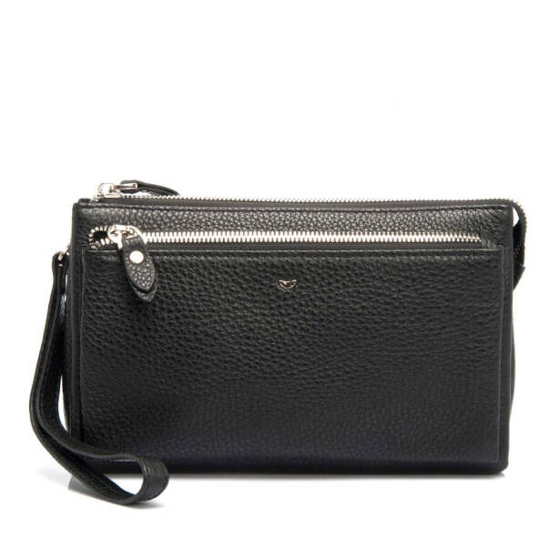 Siyah Hakiki Deri Erkek El Çantası - S1PC00021217-A6F - Tergan