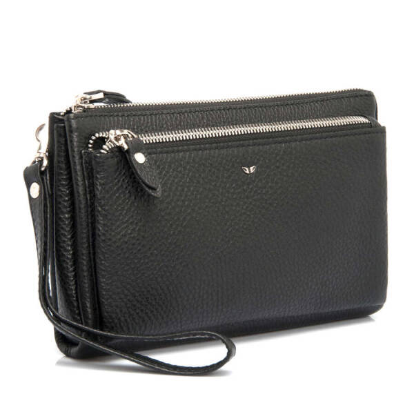 Siyah Hakiki Deri Erkek El Çantası - S1PC00021217-A6F - 2