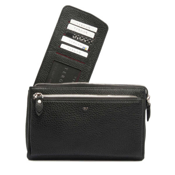 Siyah Hakiki Deri Erkek El Çantası - S1PC00021217-A6F - 3