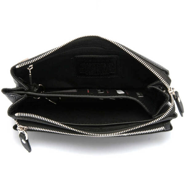 Siyah Hakiki Deri Erkek El Çantası - S1PC00021217-A6F - Tergan