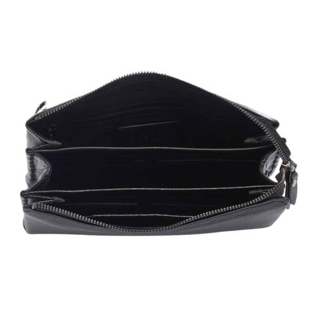 Siyah Hakiki Deri Erkek El Çantası - S1PC00021239-A6F - 4