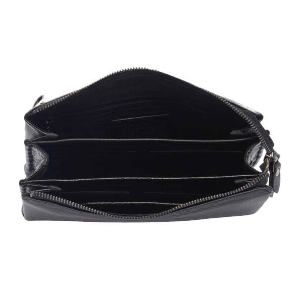 Siyah Hakiki Deri Erkek El Çantası - S1PC00021239-A6F - 4