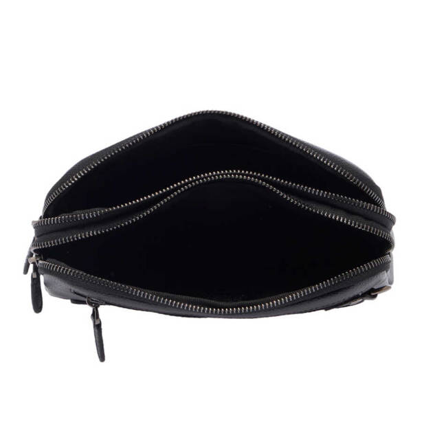 Siyah Deri Erkek El Çantası - S1PC00021488-A6F - 4