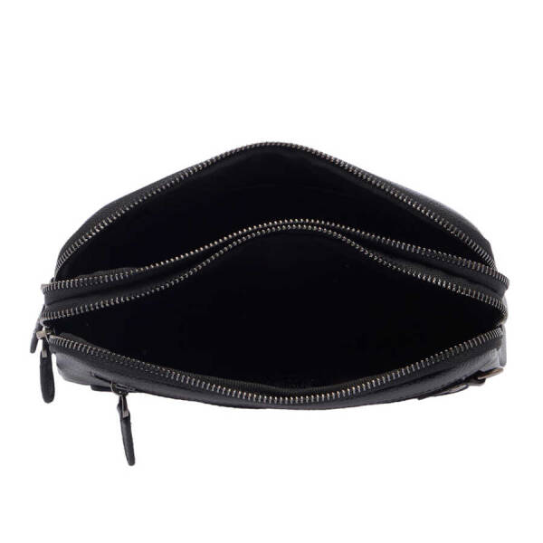 Siyah Deri Erkek El Çantası - S1PC00021488-A6F - 4