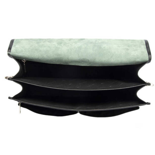 Siyah Deri Erkek Evrak Çantası - S1EV00002775-A97 - 4