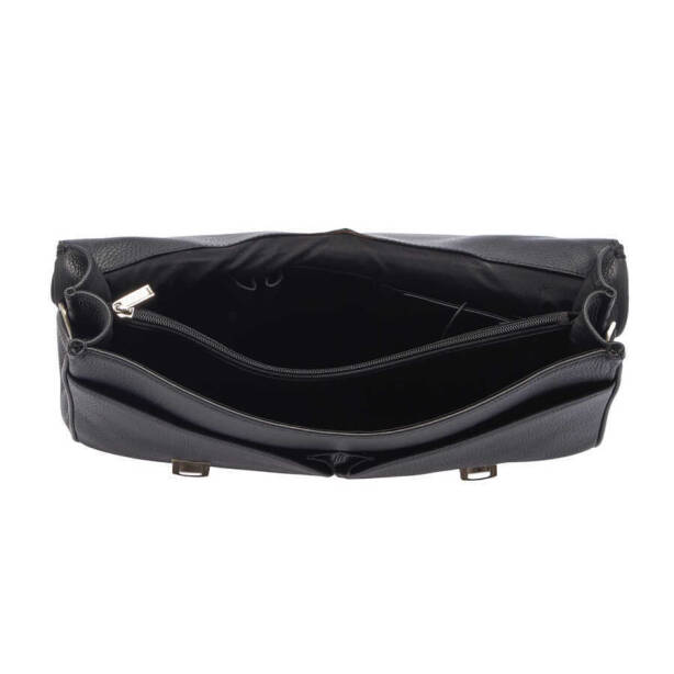 Siyah Deri Erkek Evrak Çantası - S1EV00021108-A41 - 4