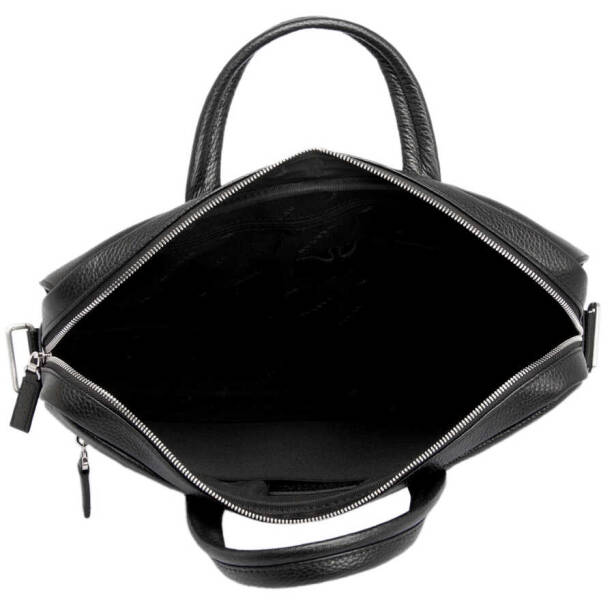 Siyah Hakiki Deri Erkek Evrak Çantası - S1EV00021140-A41 - 4