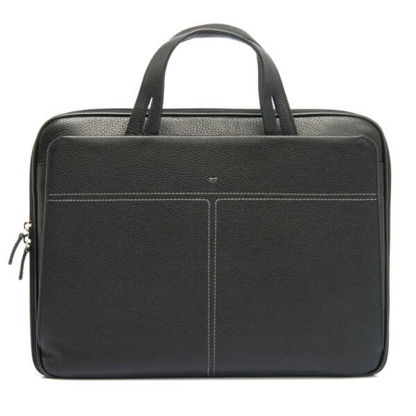 Siyah Deri Erkek Evrak Çantası - S1EV00021269-A6F - 1