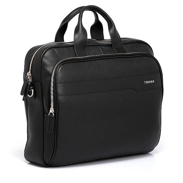 Siyah Hakiki Deri Erkek Evrak Çantası - S1EV00021411-D3H - 2