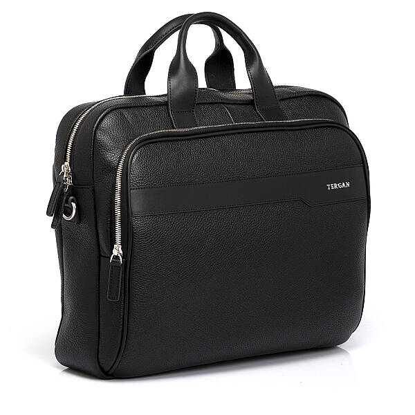 Siyah Hakiki Deri Erkek Evrak Çantası - S1EV00021411-D3H - 2