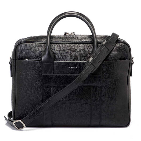 Siyah Deri Erkek Evrak Çantası - S1EV00021429-R7U - 3