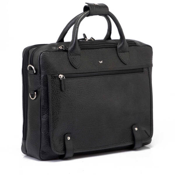 Siyah Deri Erkek Evrak Çantası - S1EV00021438-P2Y - 2