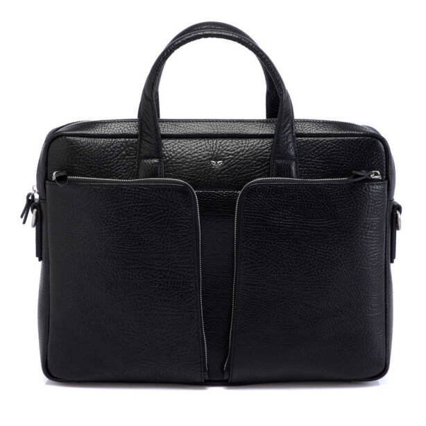 Siyah Deri Erkek Evrak Çantası - S1EV00021451-P2Y - 2