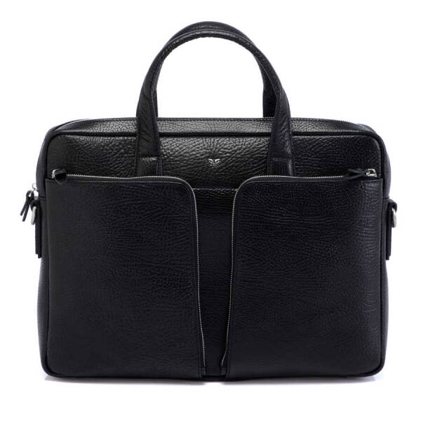 Siyah Deri Erkek Evrak Çantası - S1EV00021451-P2Y - 2