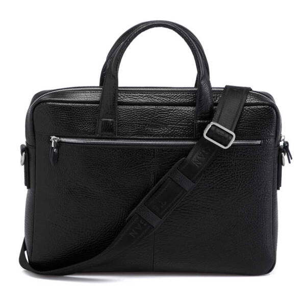 Siyah Deri Erkek Evrak Çantası - S1EV00021451-P2Y - 4