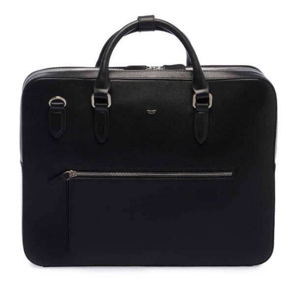 Siyah Deri Erkek Evrak Çantası - S1EV00021467-A97 - 1