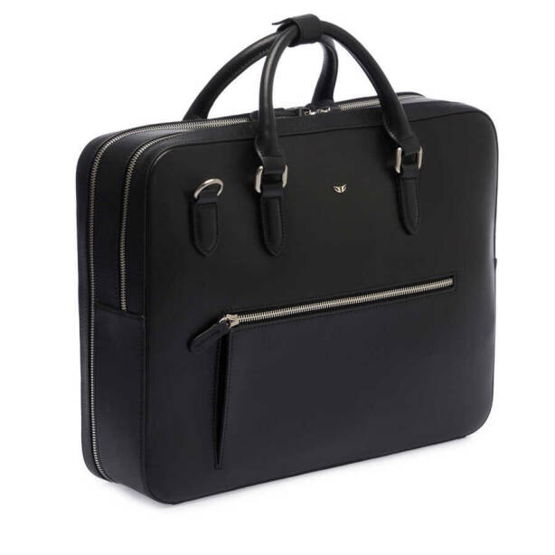 Siyah Deri Erkek Evrak Çantası - S1EV00021467-A97 - 2