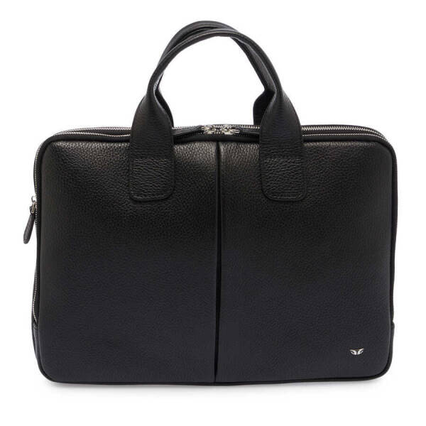 Siyah Deri Erkek Evrak Çantası - S1EV00021512-A41 - 1