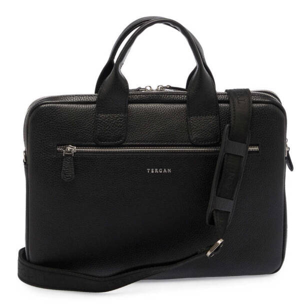 Siyah Deri Erkek Evrak Çantası - S1EV00021512-A41 - 3