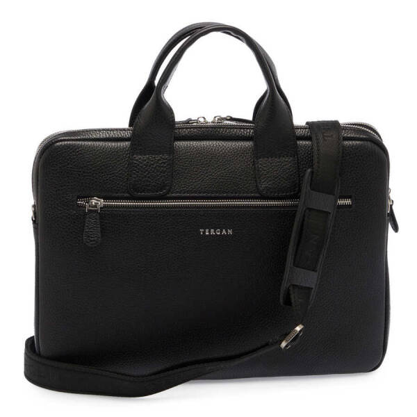 Siyah Deri Erkek Evrak Çantası - S1EV00021512-A41 - 3