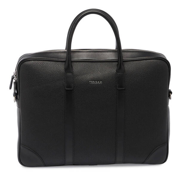 Siyah Deri Erkek Evrak Çantası - S1EV00021526-D3H - 1