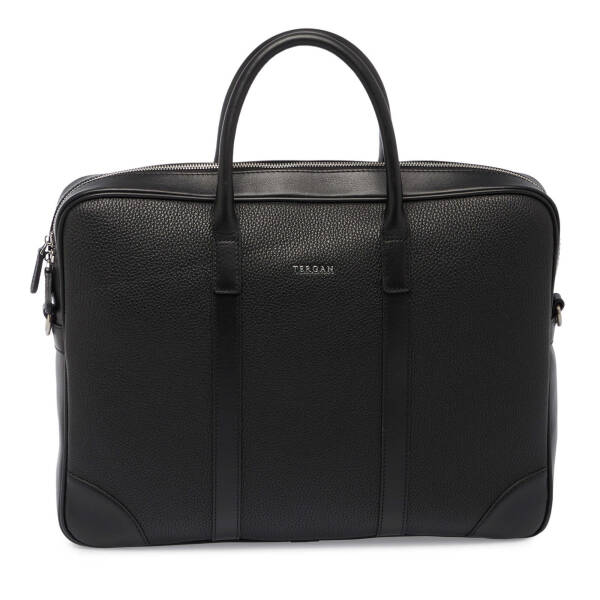 Siyah Deri Erkek Evrak Çantası - S1EV00021526-D3H - 1