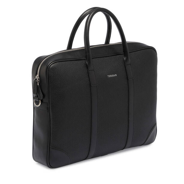 Siyah Deri Erkek Evrak Çantası - S1EV00021526-D3H - 2