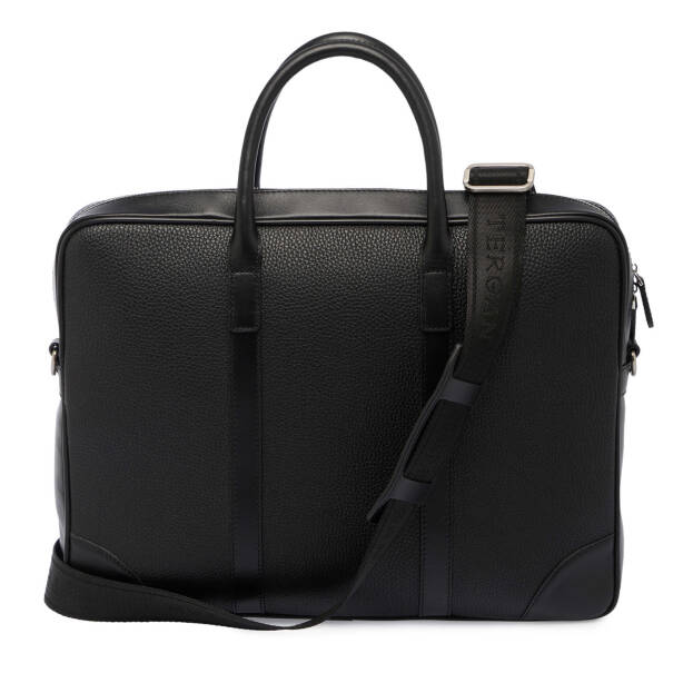 Siyah Deri Erkek Evrak Çantası - S1EV00021526-D3H - 3