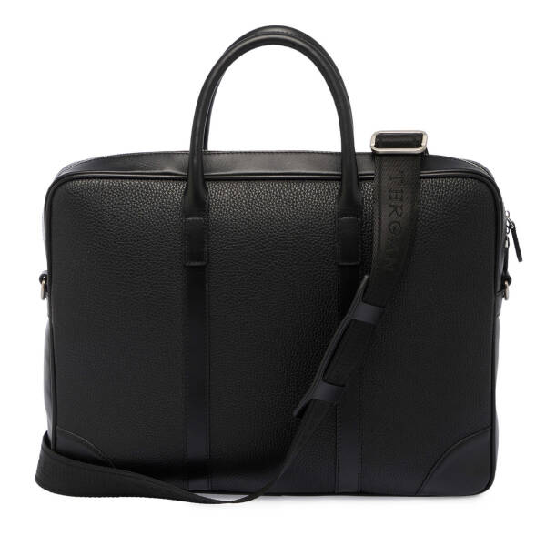 Siyah Deri Erkek Evrak Çantası - S1EV00021526-D3H - 3