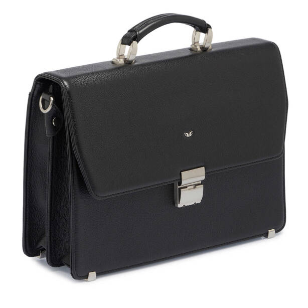 Siyah Deri Erkek Evrak Çantası - S1EV00021532-A6F - Tergan