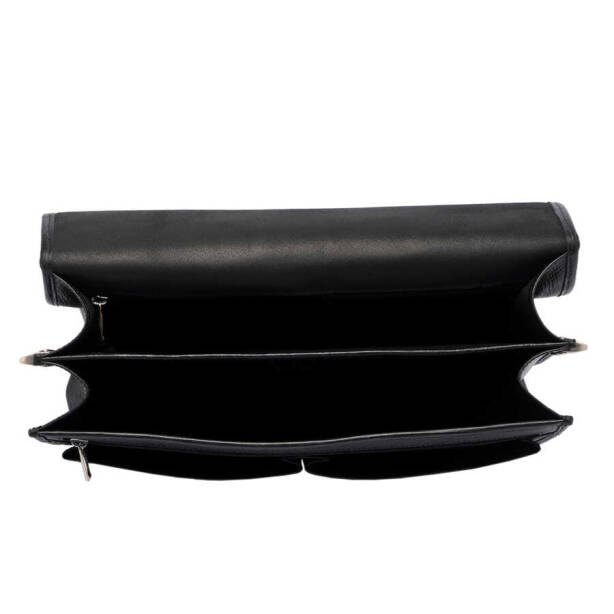 Siyah Deri Erkek Evrak Çantası - S1EV00022775-P2Y - 4