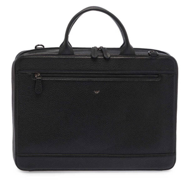 Siyah Deri Erkek Evrak Çantası - S1EV00032171-A41 - 1