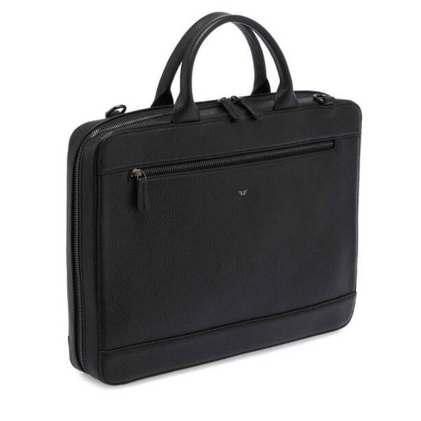 Siyah Deri Erkek Evrak Çantası - S1EV00032171-A41 - 2