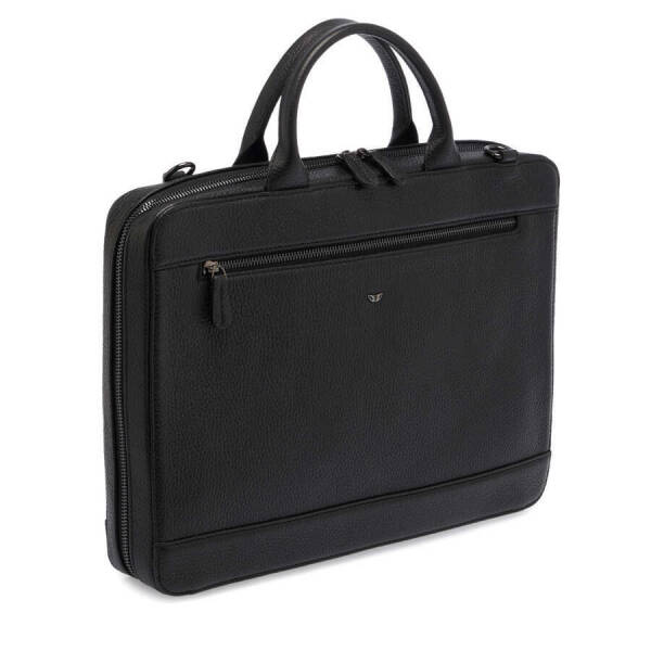 Siyah Deri Erkek Evrak Çantası - S1EV00032171-A41 - 2