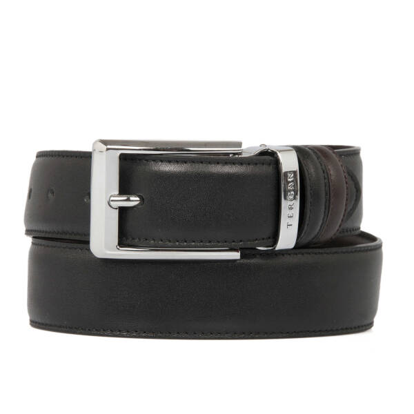 Siyah Hakiki Deri Erkek Kemer - S1EK00000304-P6I - 1