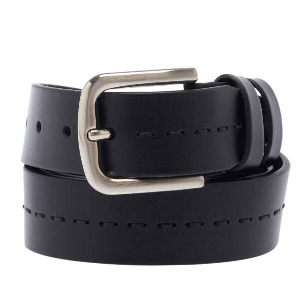 Siyah Hakiki Deri Erkek Kemer - S1EK00000313-B13 - Tergan