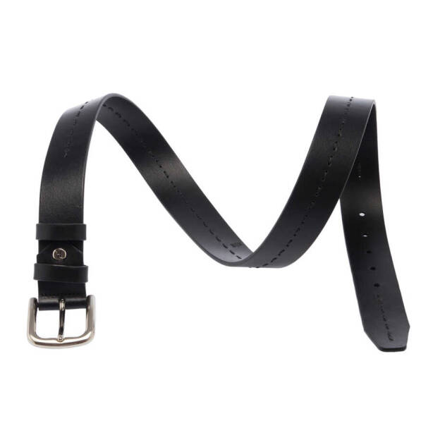 Siyah Hakiki Deri Erkek Kemer - S1EK00000313-B13 - Tergan