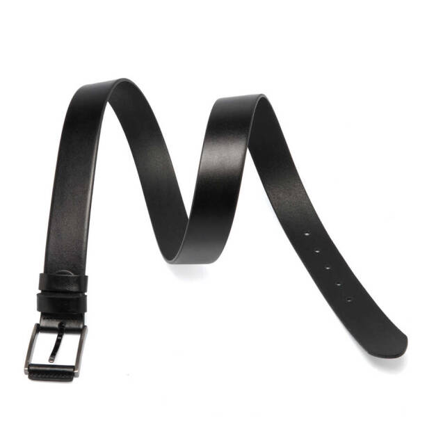 Siyah Hakiki Deri Erkek Kemer - S1EK00000337-D62 - Tergan