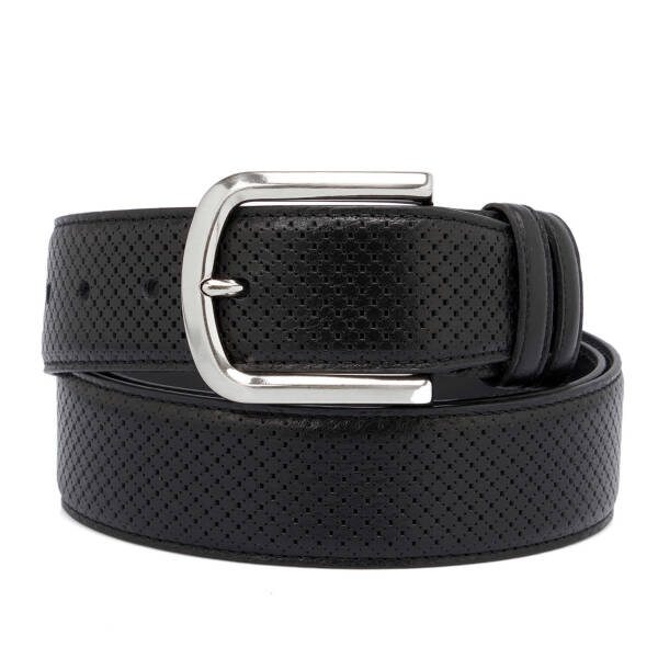 Siyah Hakiki Deri Erkek Kemer - S1EK00000396-01 - 1