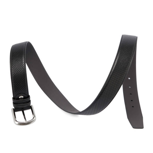 Siyah Hakiki Deri Erkek Kemer - S1EK00000396-01 - 2