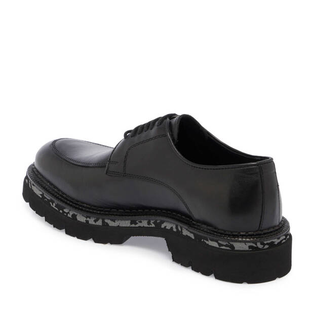 Siyah Hakiki Deri Erkek Klasik Ayakkabı - E23S1AY56534-A23 - 3