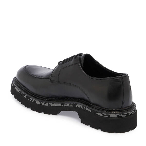 Siyah Hakiki Deri Erkek Klasik Ayakkabı - E23S1AY56534-A23 - 3